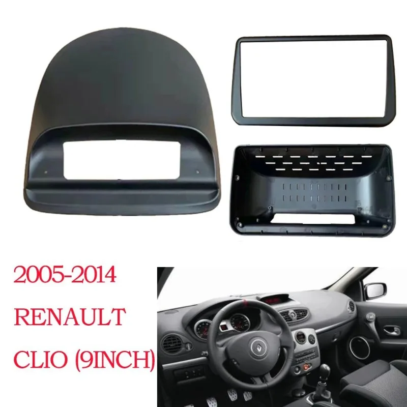 9 Zoll für Renault Clio 3 (2005–2014) Stereo-Radio, Android-Player, Armaturenbrett-Montagesatz, Panel-Adapterrahmen Image