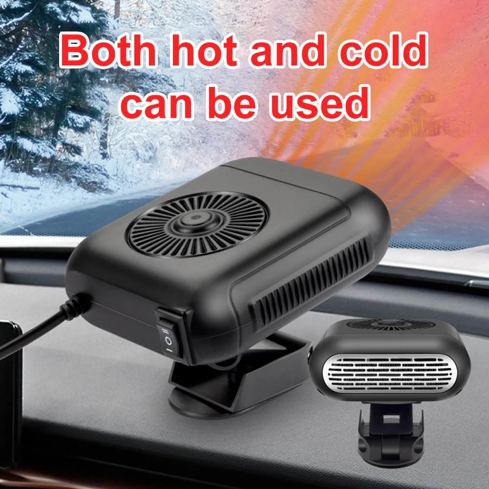 12V/24V Elektrische Auto Heizung Fan Universal Auto Heizung Windschutzscheibe Demister Defroster Winkel Einstellung Auto Zubehör Image