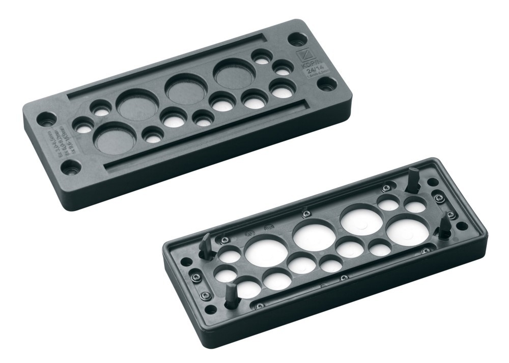 Murrplastik Kabeldurchführungsplatte KDP/N 24/29 sw murrplastik 87301180 Image