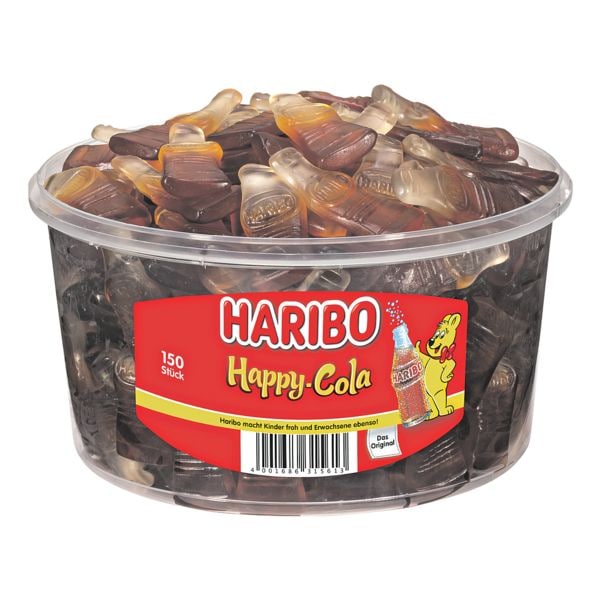 Haribo Fruchtgummi »Happy Cola« Dose 1200g Image
