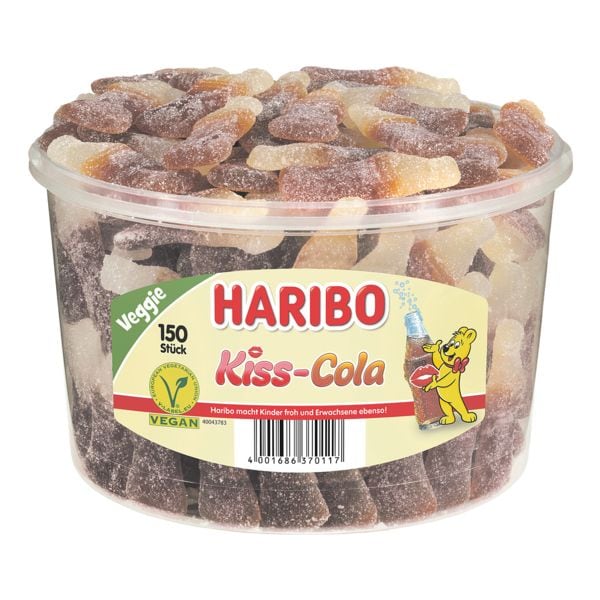 Haribo Fruchtgummi »Kiss-Cola vegan« 1350g Image