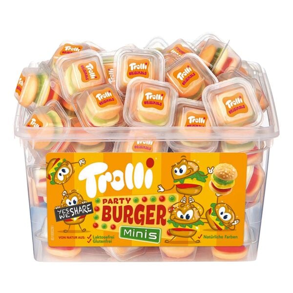 Trolli Fruchtgummi »Party Burger« minis 60 Stück Image