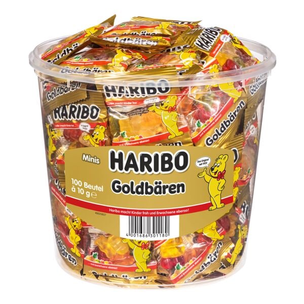 Haribo Fruchtgummi »Mini Goldbären« 100 Einzelportionen Image