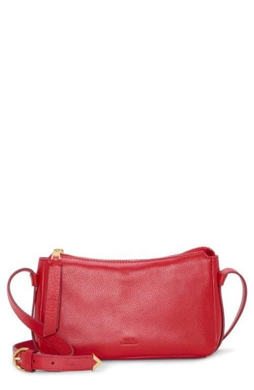 Noemi Leather Crossbody Bag - Red - Vince Camuto Shoulder Bags