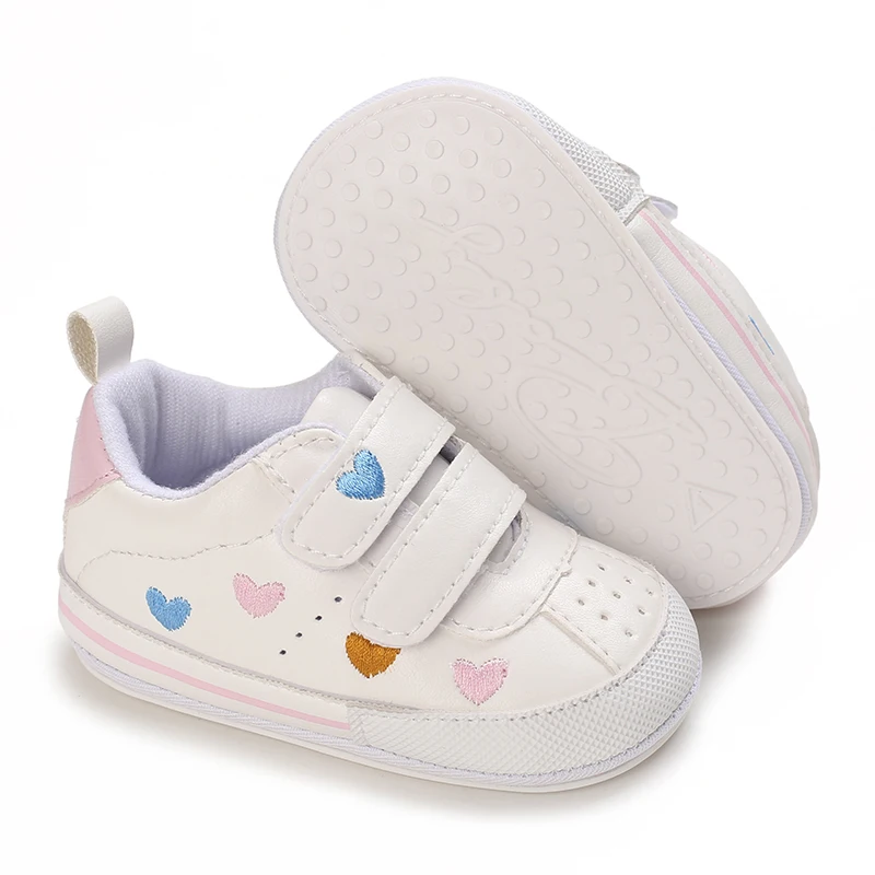 Casual Baby Schuhe Infant Baby Mädchen Krippe Schuhe Nette Weiche Sohle Prewalker Turnschuhe Fuß Schuhe Kleinkind Erste Wanderer 0-18Month Image
