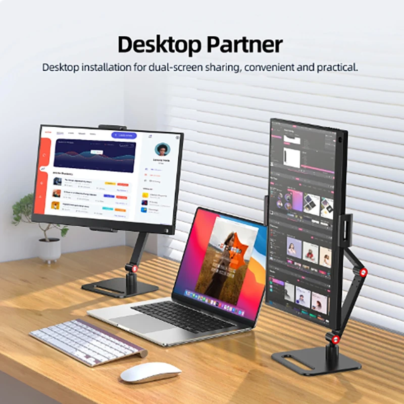 {MX} Universelle verstellbare TV-Wandhalterung, universelle drehbare Halterung, TV-Halterungen für 14- bis 32-Zoll-LCD-LED-Monitor, Flachbildschirm Image