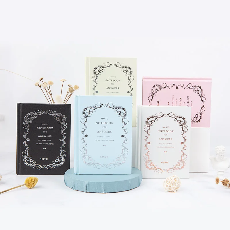 B6 Magic Notebook, 208 Seiten, Einfachheit, leer, Retro-Originalität, das Buch der Antworten, Tagesplan, To-Do-Liste, Büro- und Besprechungsbedarf Image