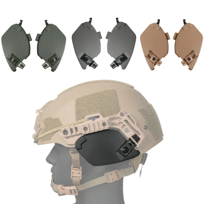 Helm Gehörschutz Zubehör Helm Seite Zubehör Geeignet Für Air Gun Wendy3.0 Helm Zubehör Track Gesichtsschutz Image