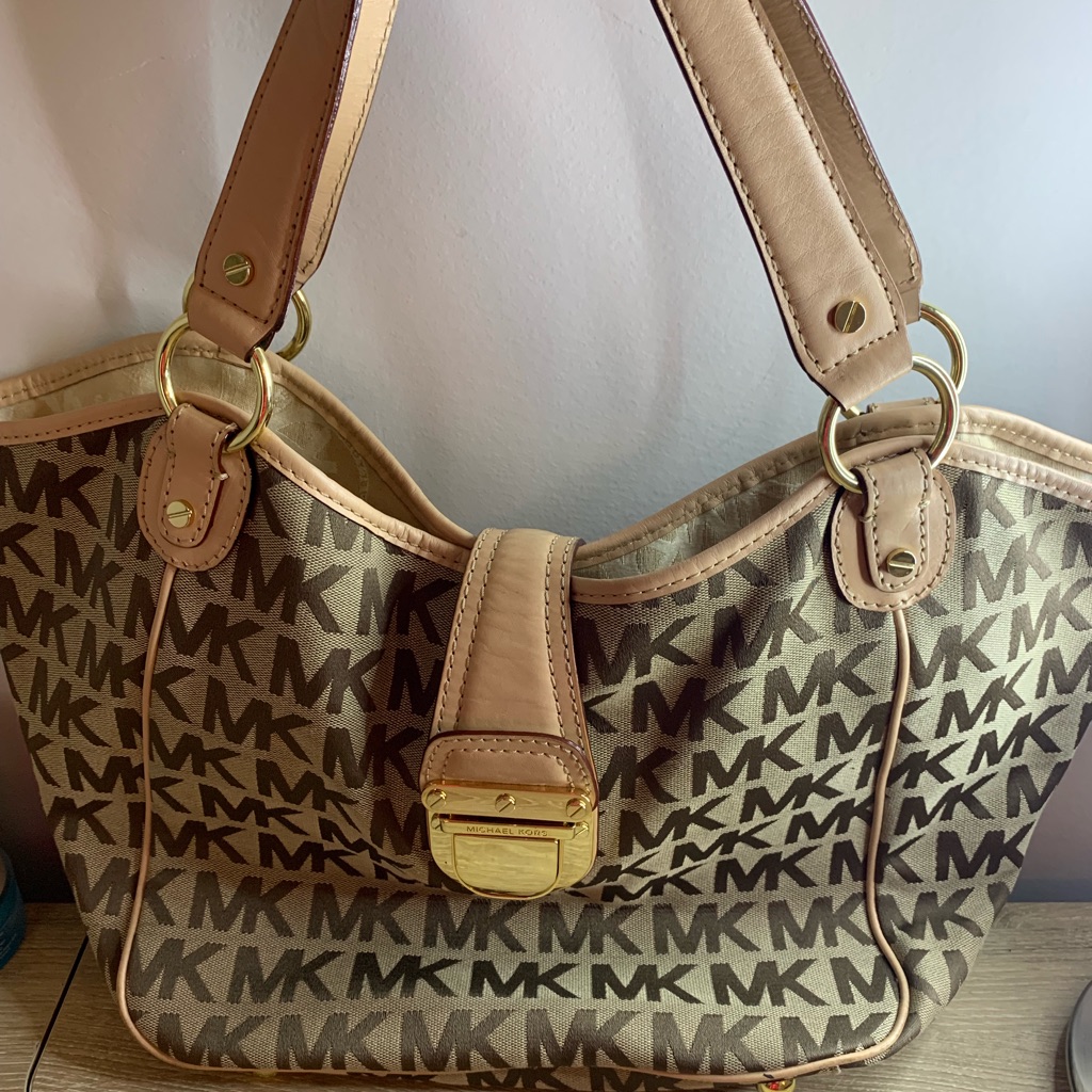 Michael Kors Bags | Large Mk Tote | Color: Brown | Size: Os