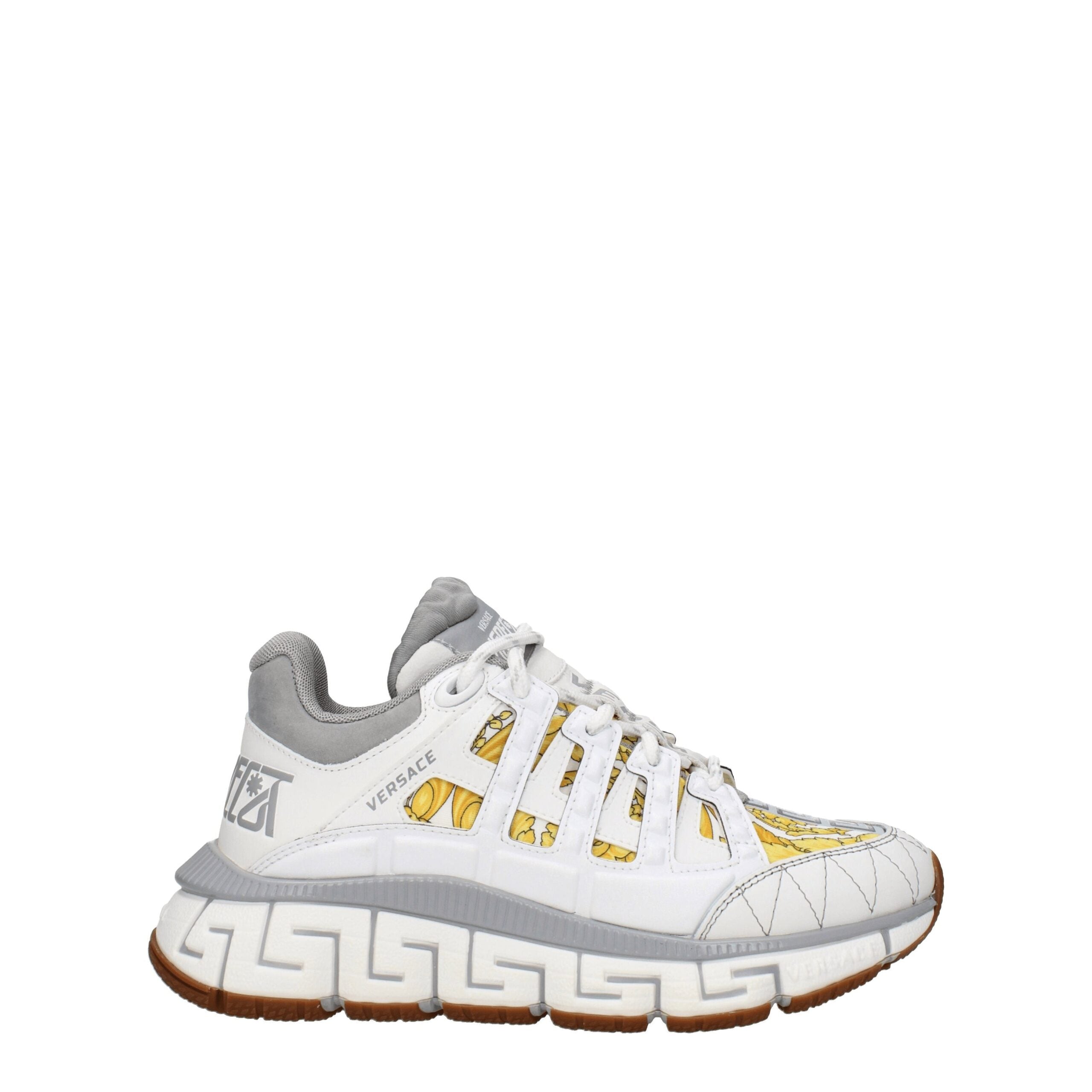 Versace Weiße Stoff Sport Sneakers 35,5 EU/IT