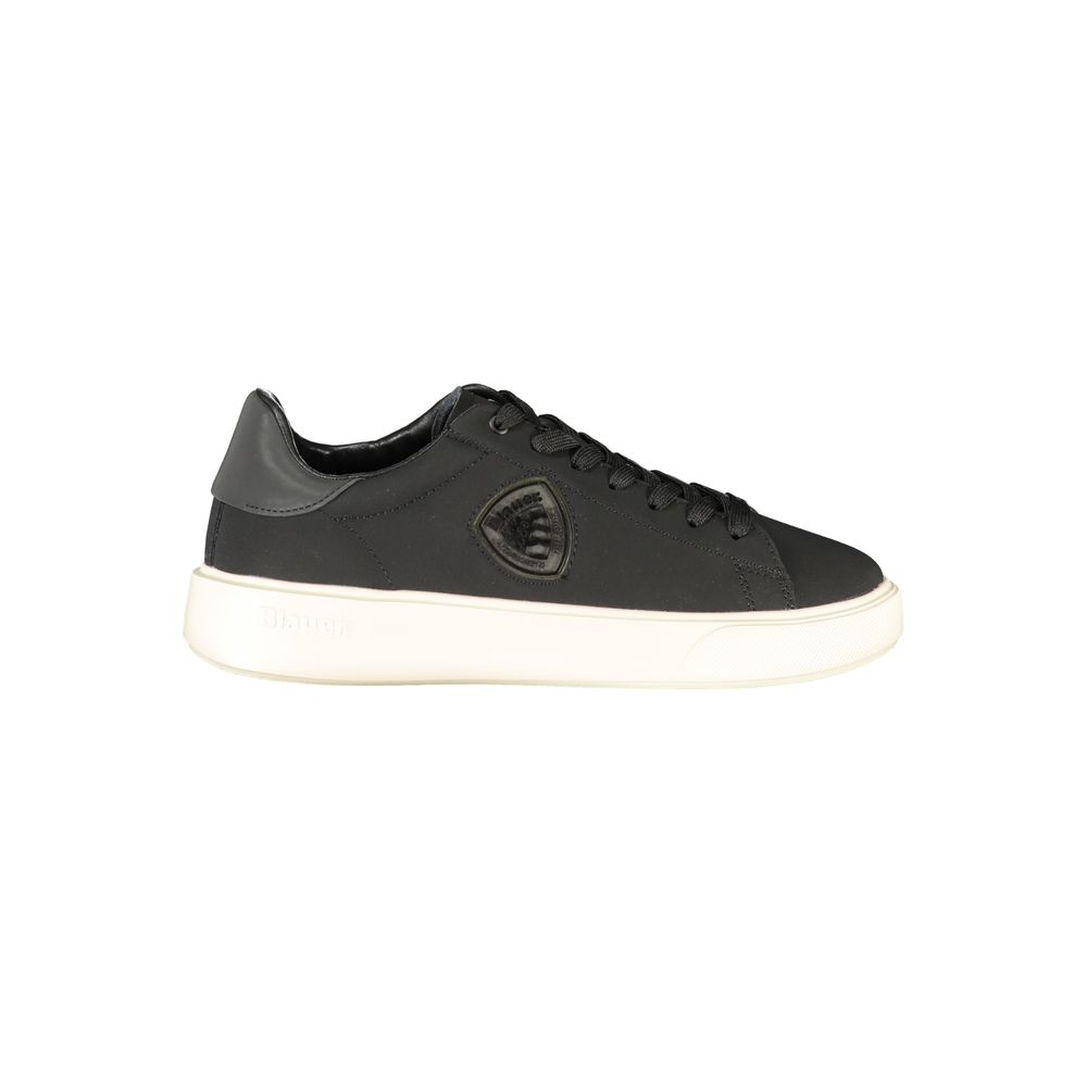 Blauer Nero Leder Herren Sneaker EU40