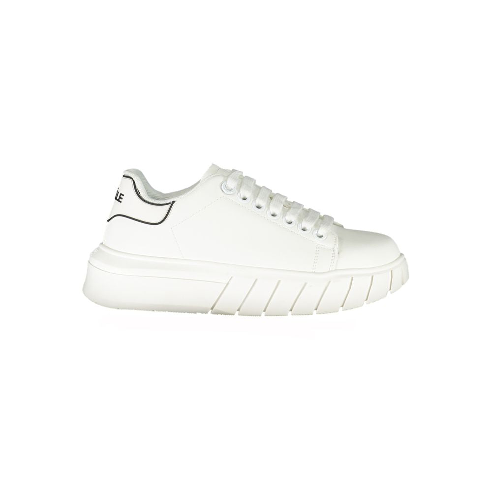 Gaelle Paris Weiße Polyurethan Damen Sneaker