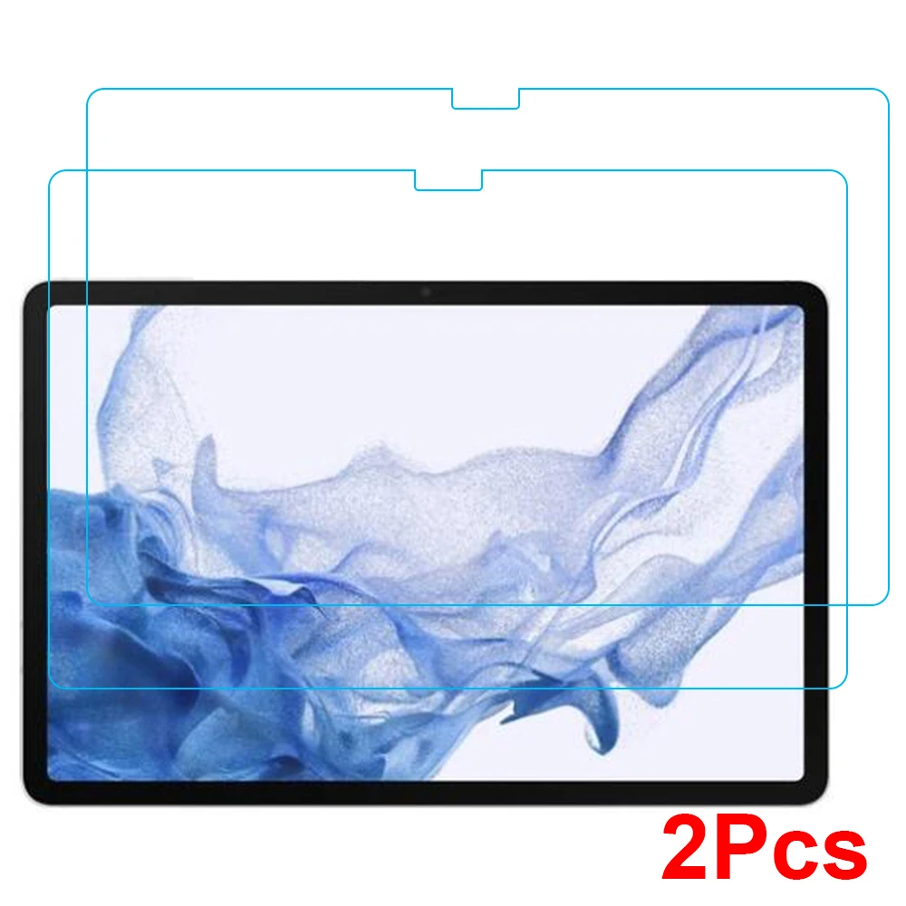 Pellicola salvaschermo 2 pezzi per Samsung Galaxy Tab S7 Plus S7 FE vetro temperato per Samsung Galaxy Tab S8 Ultra S8 Plus pellicola protetta