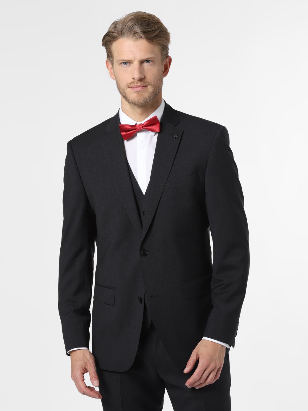 Roy Robson Baukasten-Sakko Herren Slim Fit Schurwolle anthrazit, 32 Image