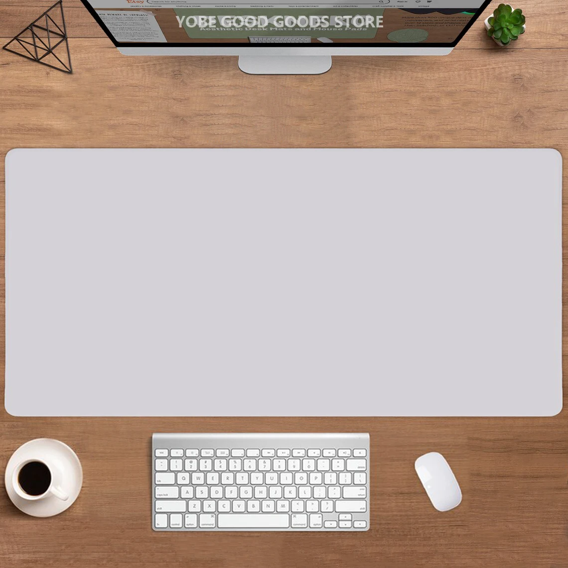 Tappetino da scrivania grigio Tappetino per mouse bianco sporco Tastiera imbottita grigio chiaro Tappetino da scrivania XXL XL Tappetino da gioco grande Tappetino per mouse personalizzato a LED RGB