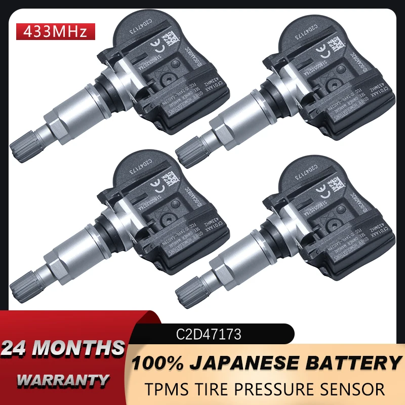 Sensori di pressione dei pneumatici TPMS per JAGUAR E-Pace I-Pace 2018 2019 2020 F-Pace XE XF Series 2016 2017 2018 2019 2020 C2D47173 433MHz