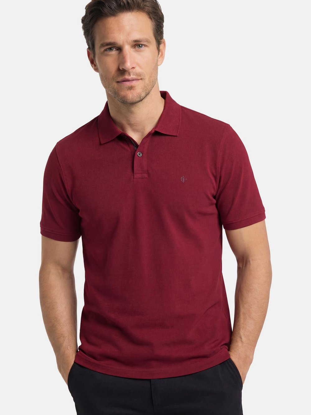 CASAMODA Poloshirts im 2er-Pack Herren rot, XL Image