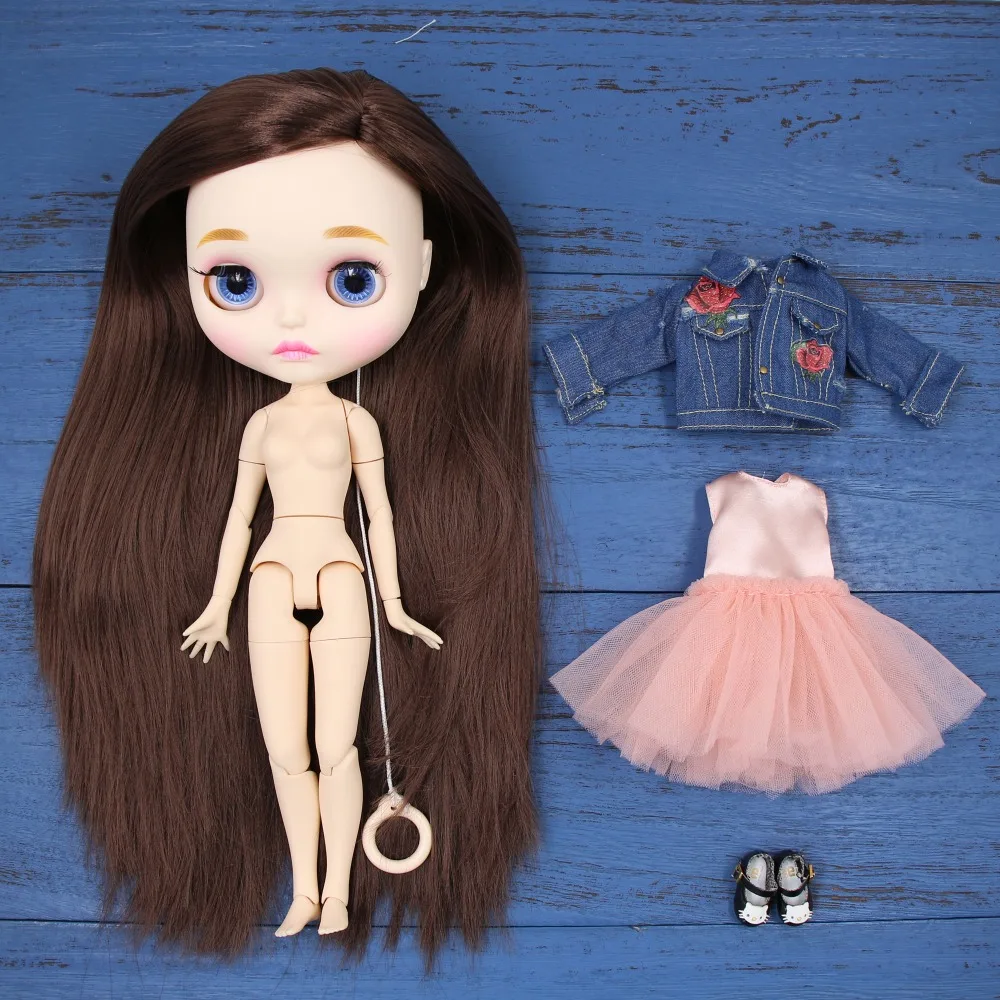 ICY DBS blythe Doll combinazione bambola con vestiti scarpe viso opaco viso lucido 1/6 bjd 30cm anime toy girls gift