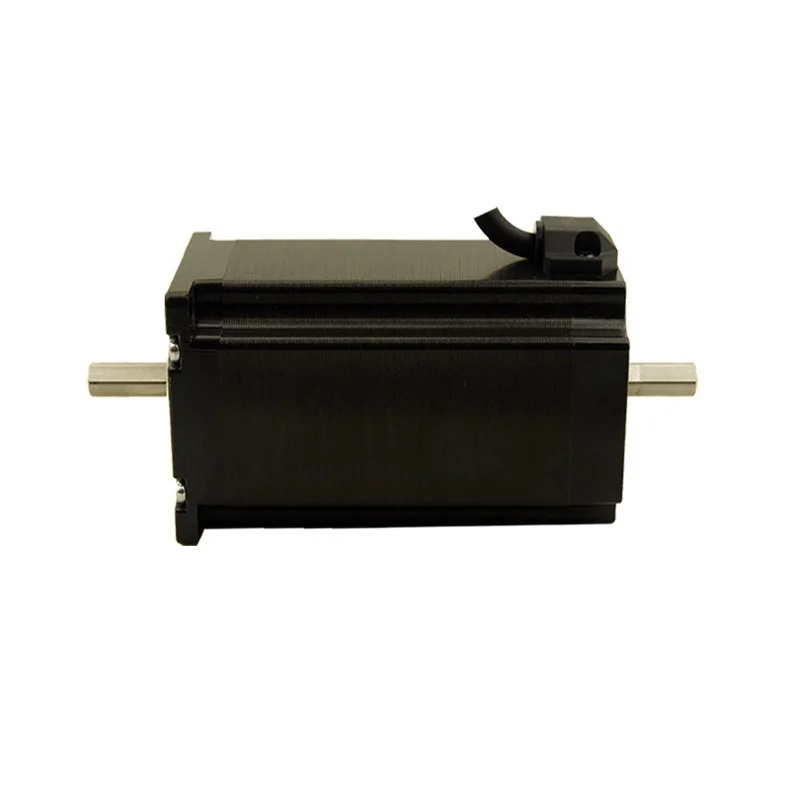 Doppio albero NEMA23 3.5N.m(500oz-in) 4.0A 115mm lunghezza motore motore passo-passo CNC motore passo-passo doppio albero