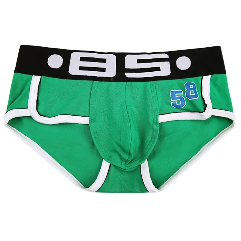 Intimo da uomo di marca Slip da uomo Sexy Slip da uomo traspirante Cueca mutandine da uomo Slip mutande 6 colori borsa convessa a U