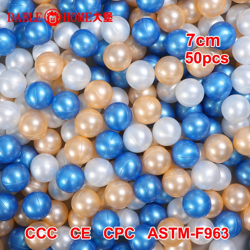 Ocean Ball Sport all'aria aperta in plastica con box eco-friendly Water Pool Wave Pit 7 cm50pcs Stress Air giocattoli divertenti per i bambini