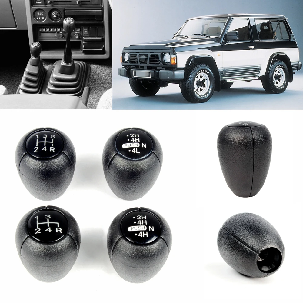 Pomello del cambio a leva manuale a 4/5 marce pomello del cambio di trasferimento per Nissan Safari Patrol Y60 1987 1988 1989 1990 1991 1992-1995
