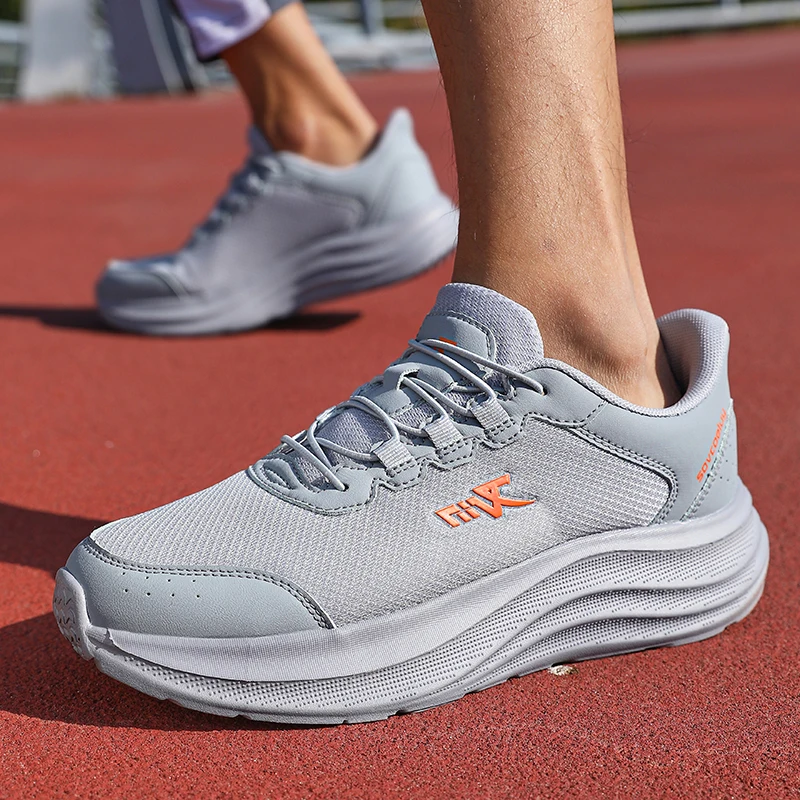 Herren-Laufschuhe 2026 Neue Atmungsaktive Mesh-Sneaker Leichte Dämpfung Jogging-Schuhe Schwarze Athletische Sportschuhe Große Größen 36-47