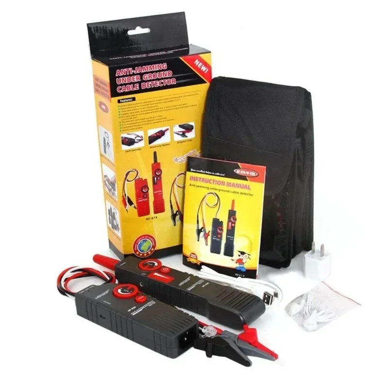 NOYAFA NF-822 Wanddraht-Breakpoint-Detektor, multifunktionaler starker Strom, Leitungsfinder, 220 V, Detektor für versteckte Leitungen Image