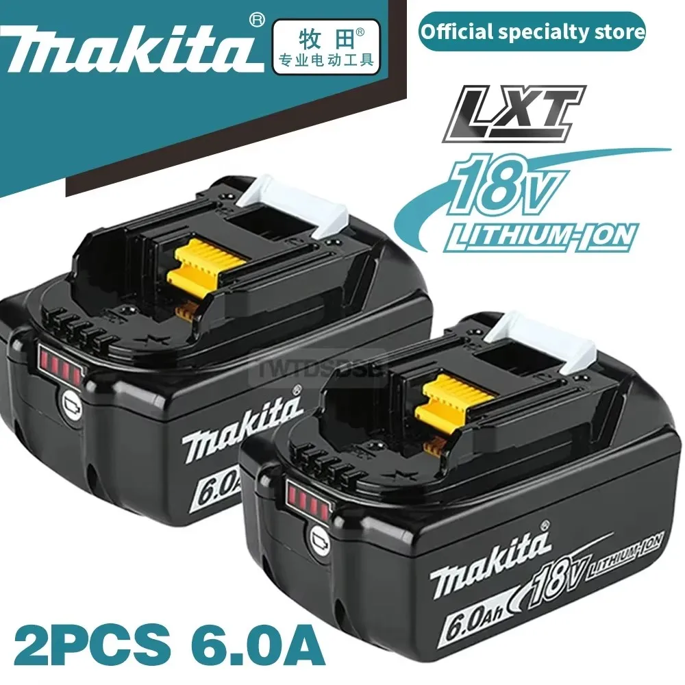 100 % Original-Makita 6 Ah für Makita 18 V Akku BL1830B BL1850B BL1850 BL1840 BL1860 BL1815 Ersatz-Lithium-Akku Image