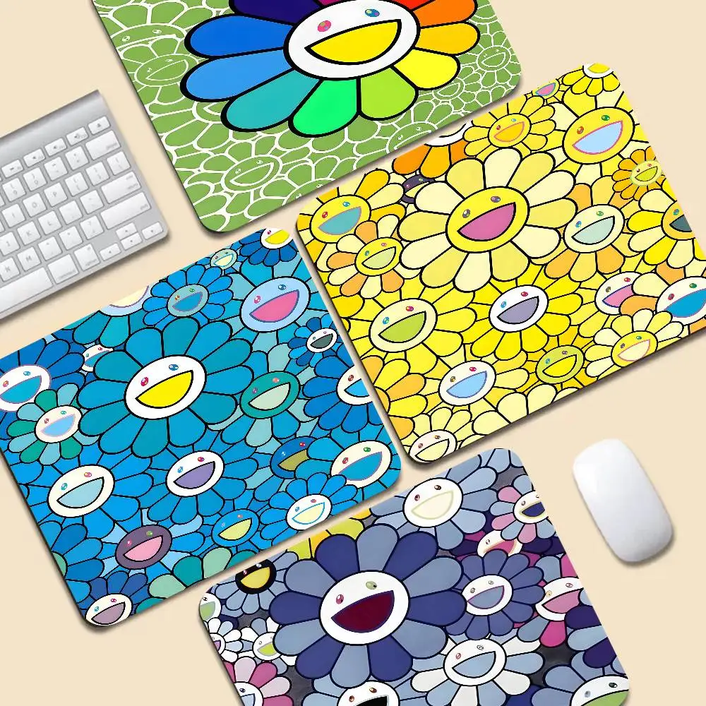 Band T-Takashi Murakami Rubber Small Office Student Gaming Verdicktes großes Schreibpad, rutschfestes Kissen, Mauspad für Mauspad Image
