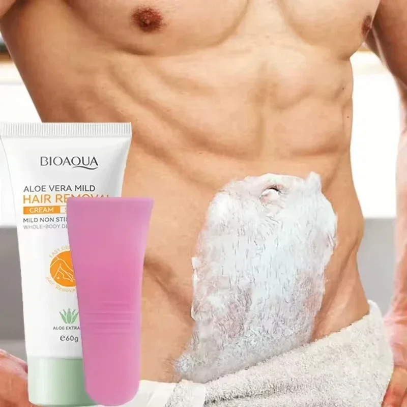 Dauerhafte Haarentfernungscreme, Epilator-Creme für den Intimbereich, Gesundheit, schmerzloser Haarentferner, Wachstumshemmer, Körperpflege für Frauen und Männer Image