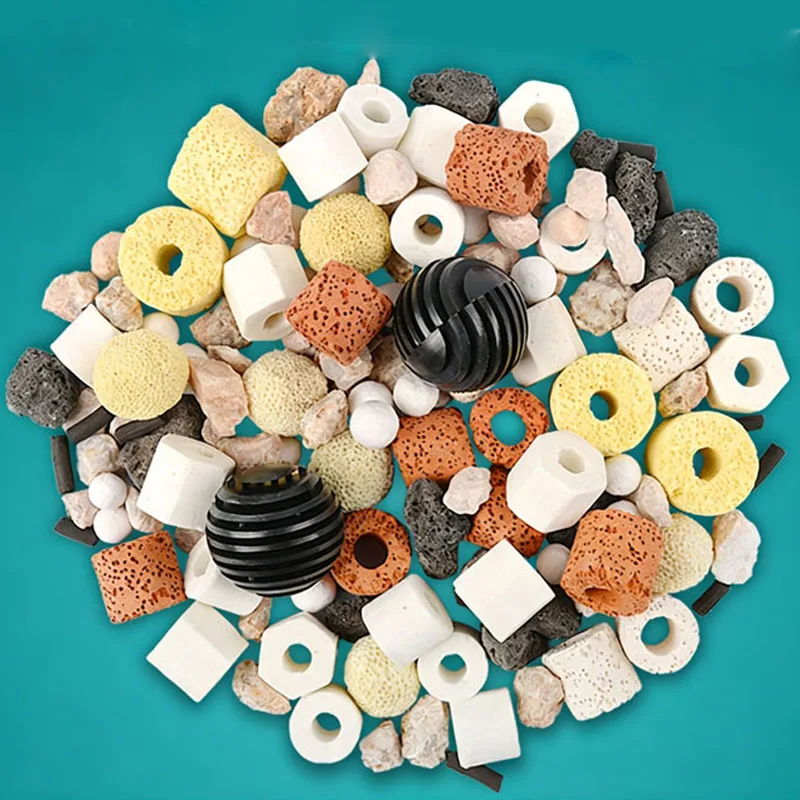 Aquarium Schildkrötenbecken Wasserreinigungsfiltermedium 12-in-1 Wasserqualitätsreinigung Geeignet für Aquariumfilterzubehör Image