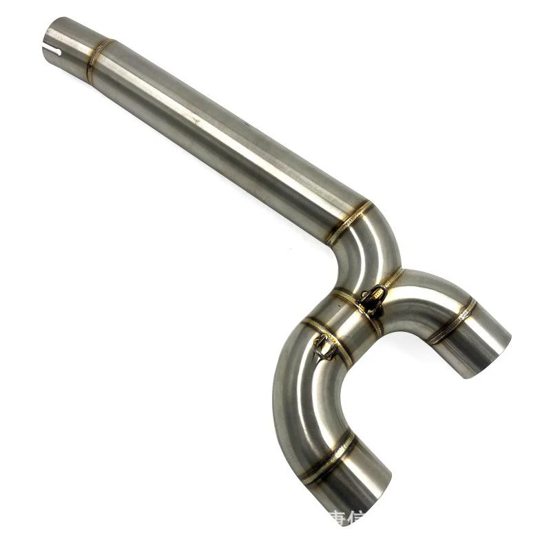 Mittleres Verbindungsrohr Motorradauspuff Komplettsystem Connect Zubehör Motorrad für Yamaha FZ6 FZ6N Escape Moto 2004-2009 Jahre Image