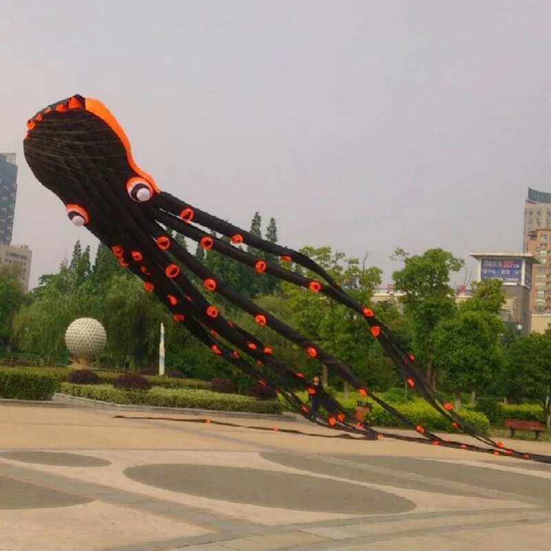 23 m Oktopus-Drachen für Erwachsene, Drachen, professionelle Drachen, Wahrsage, Soft-Power-Drachen, automatische Drachenmaschine, Sport-Freizeit-Riesendrachen Image