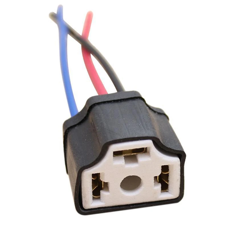H4 9003 Keramikdraht Kabelbaum Sockel Stecker für Auto Kopf Glühbirne Lampe Image