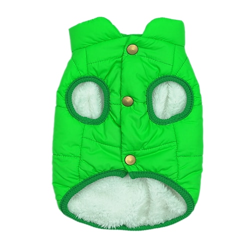 Fleecefutter, extra warmer Hunde-Kapuzenpullover im Winter für kleine Hunde, Welpenmäntel mit Kapuze, rot (XS-XXL) Image