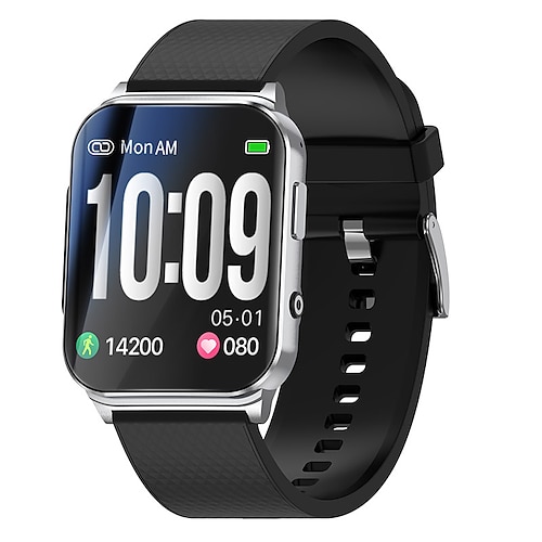 EP03 Pro Smartwatch 1.85 Zoll Smartwatch mit Bluetooth-Anruffunktion Fitness Tracker Schrittzähler Anruferinnerung Aktivitäts-Tracker Kompatibel mit Android iOS Unisex GPS Langer Standby