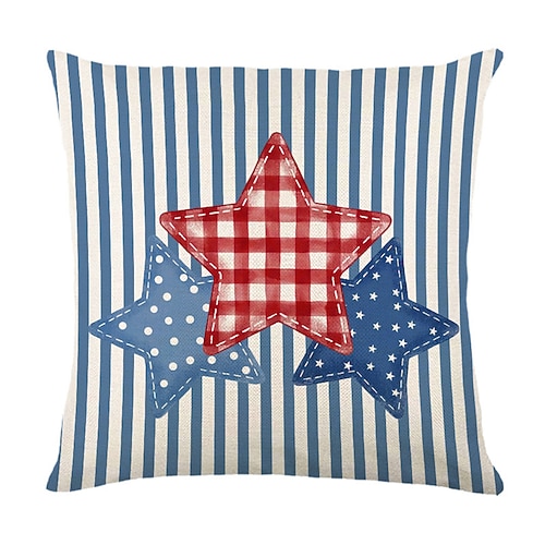 Kissenbezug zum 250. Jahrestag der USA, Unabhängigkeitstag-Kissenbezug für patriotische Heimdekoration Image