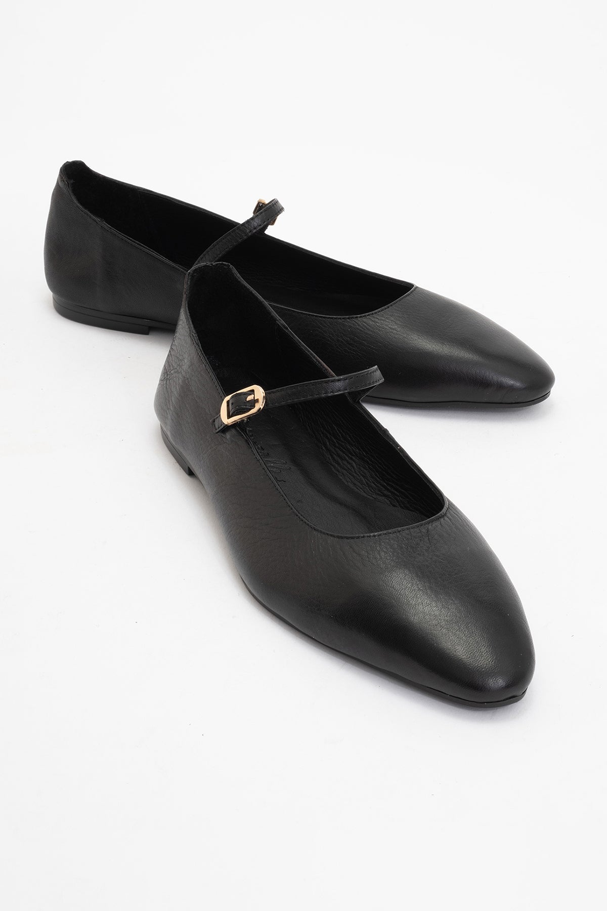 Lara Leder Mary Jane Flache Schuhe EU 38