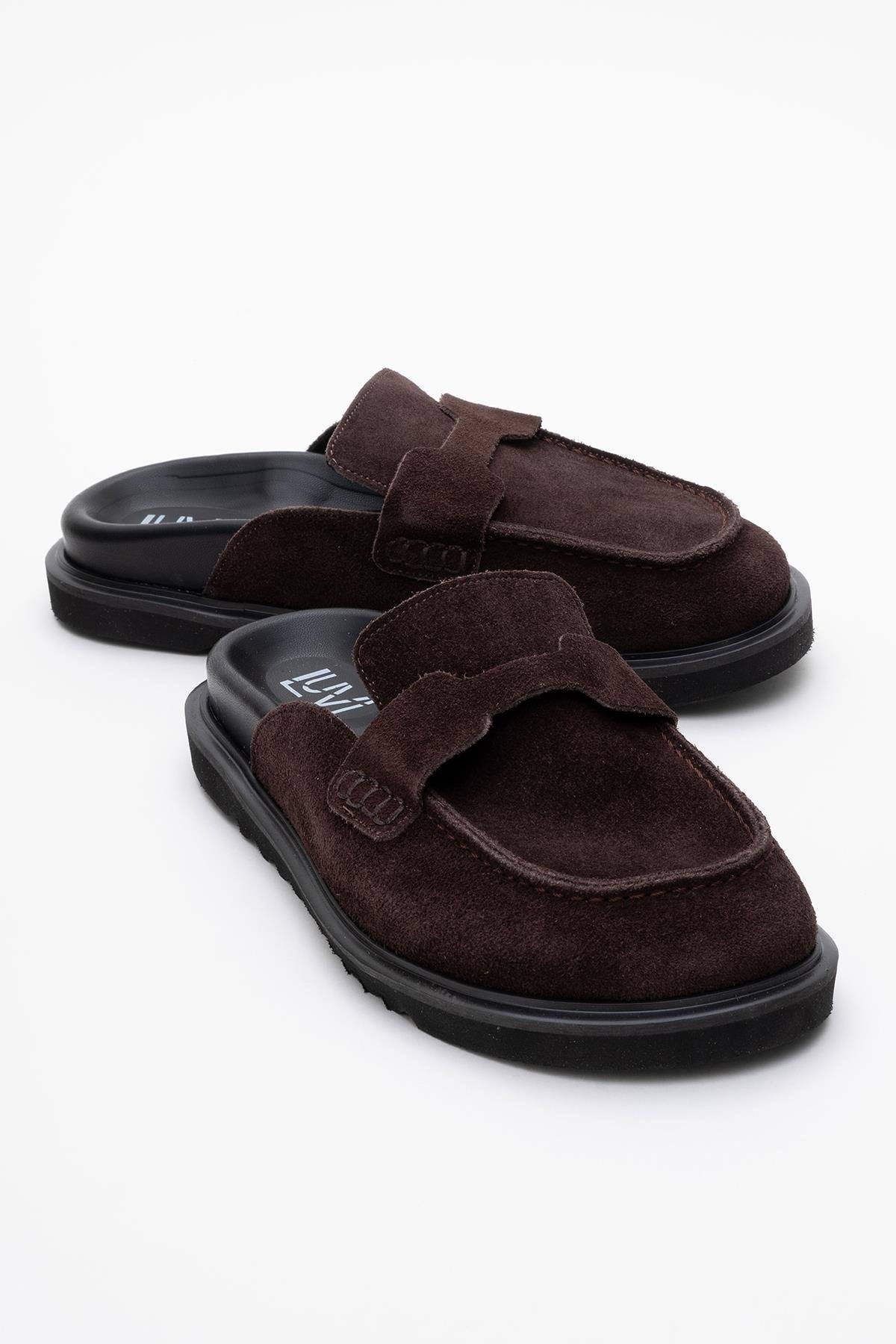Laven Veloursleder-Clogs US 39