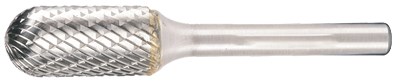 Sw Stahl Hartmetall Frässtift, rund, 6 mm [Hersteller-Nr. 82555L-3]