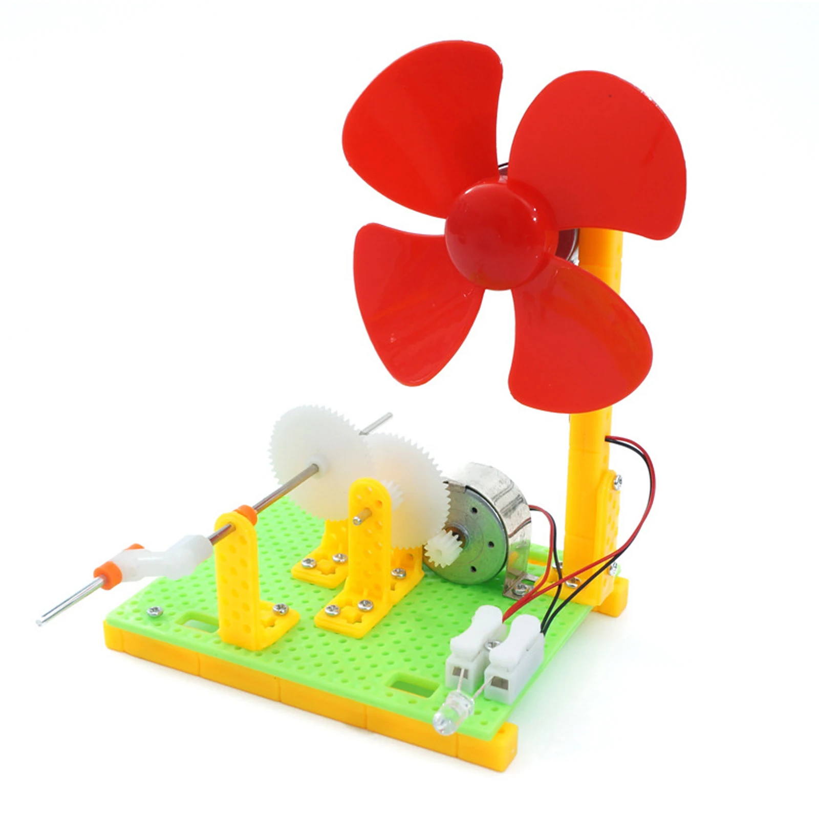 Kit de bricolage de modèle de générateur à main drôle, bricolage manuel, expérience de Science physique, assemblage, jouet éducatif créatif pour enfants