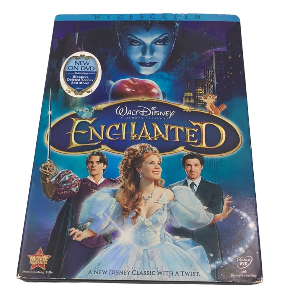 Disney Media | Enchanted Dvd | Color: Blue/Gold | Size: Os