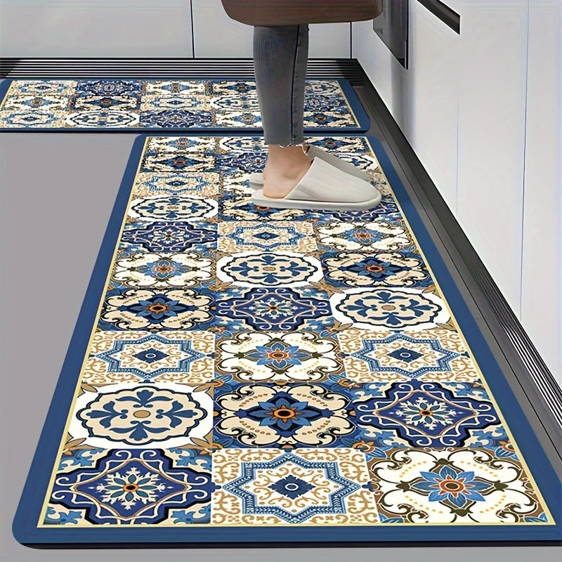 VIKAMA High-End Luxury Floor Mats Non-Slip Kitchen Rug Bathroom Mat Door MatsRug For Bedroom Carpet For Live Room Welcome Mat