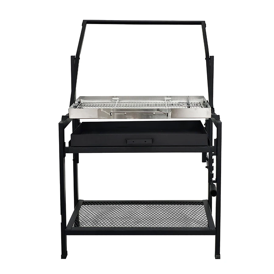 Hersteller Großhandel Edelstahl Holzkohlegrill benutzerdefinierte rotierende Grill Grill Flip Easy Mesh Holzkohle Flip Image