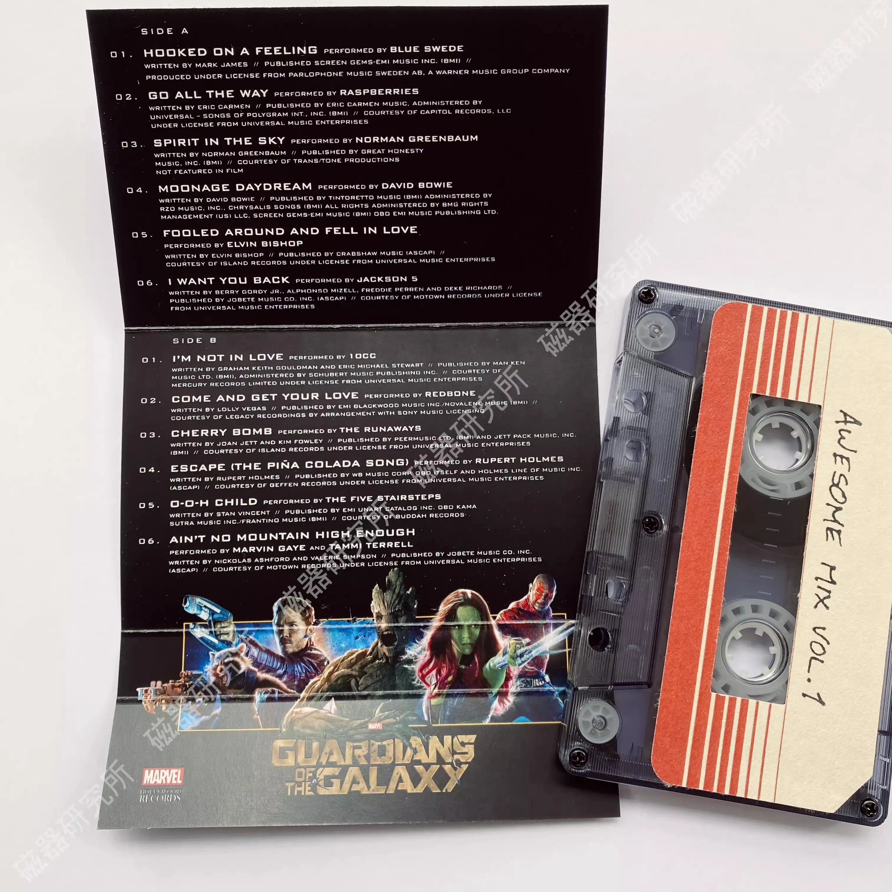 Film Guardians of the Galaxy Tyler Bates Musik Tape Gavin Greenaway OST Album Kassetten Cosplay Recorder Walkman Soundtrack Box