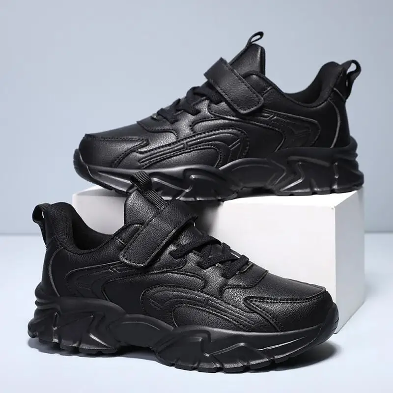 Kawaii Casual Schuh Mode Kinder S Schuh Jungen Sport Schuhe Mesh Leder Casual Sneakers Für Kinder Schule Campus Alle Saison