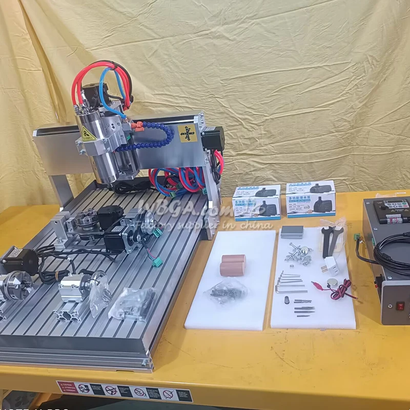 CNC-Fräsmaschine 4060 2200 W 5 Achsen Holzfräse Gravur Schneidemaschine 6040 1500 W 4 Achsen Metallschnitzerei Gravierschneider 3 Achsen Image