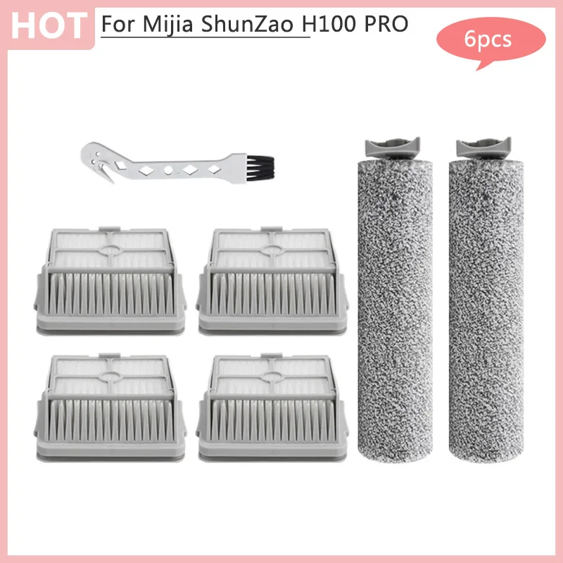 Für Xiaomi Mijia ShunZao H100 PRO Hepa-Filter Staubsauger Hochtemperatur-Bodenreiniger Schrubbürsten-Zubehör Image