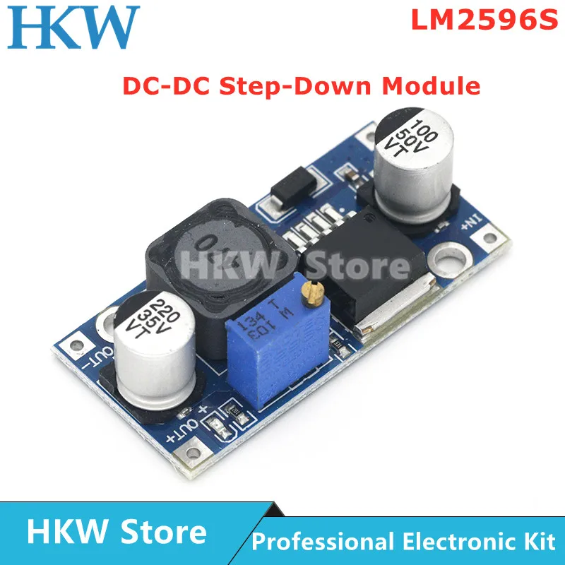 LM2596s DC-DC Step-Down-Stromversorgungsmodul 3A Einstellbares Step-Down-Modul LM2596 Spannungsregler 24V 12V 5V 3V Image